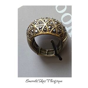 Cookie Lee stretch statement ring.  New. Free shipping